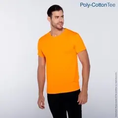 C0250 PLAYERA CUELLO REDONDO MANGA CORTA PARA CABALLERO COLOR