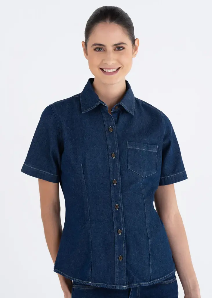 BLUSA DACACHE SIQUE STONE MEZCLILLA DAMA