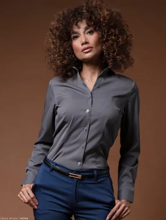 BLUSA BIBO MODELO NOVA MANGA LARGA DAMA