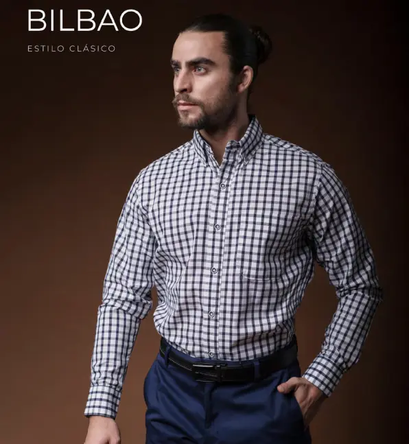 CAMISA BIBO BILBAO MANGA LARGA CABALLERO  