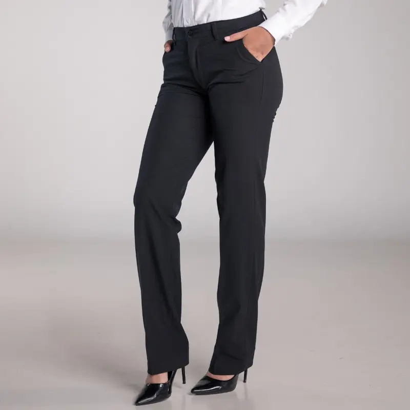 PANTALON AIRMAN VESTIR DAMA NEGRO