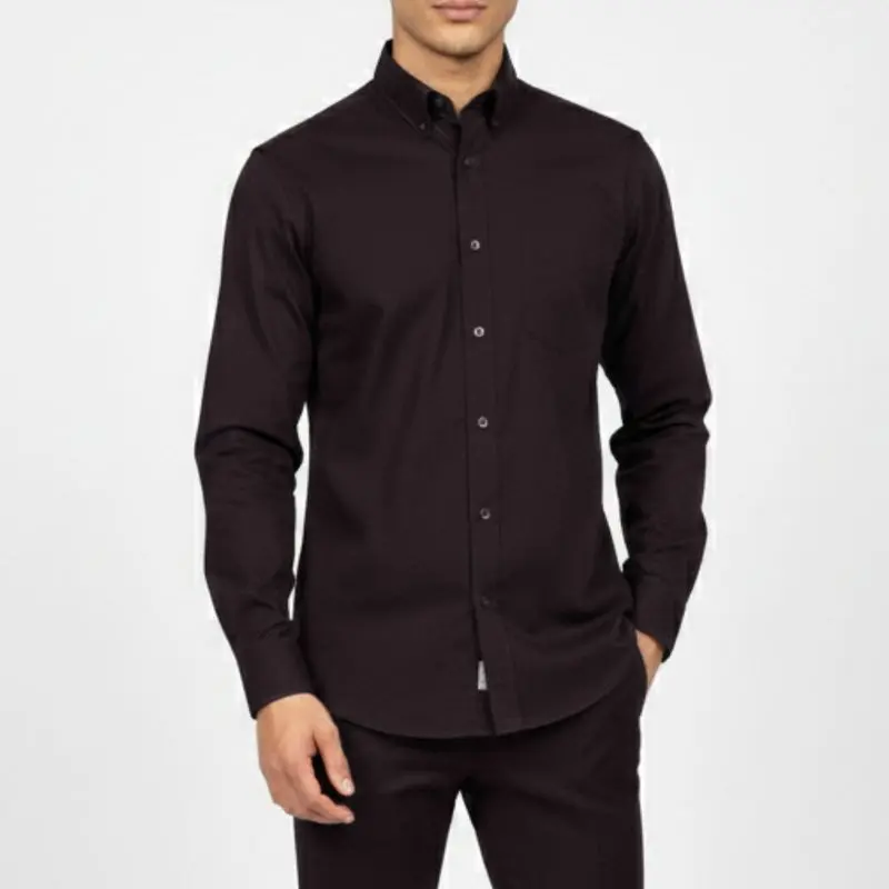 CAMISA UNILINE GABARDINA MANGA LARGA