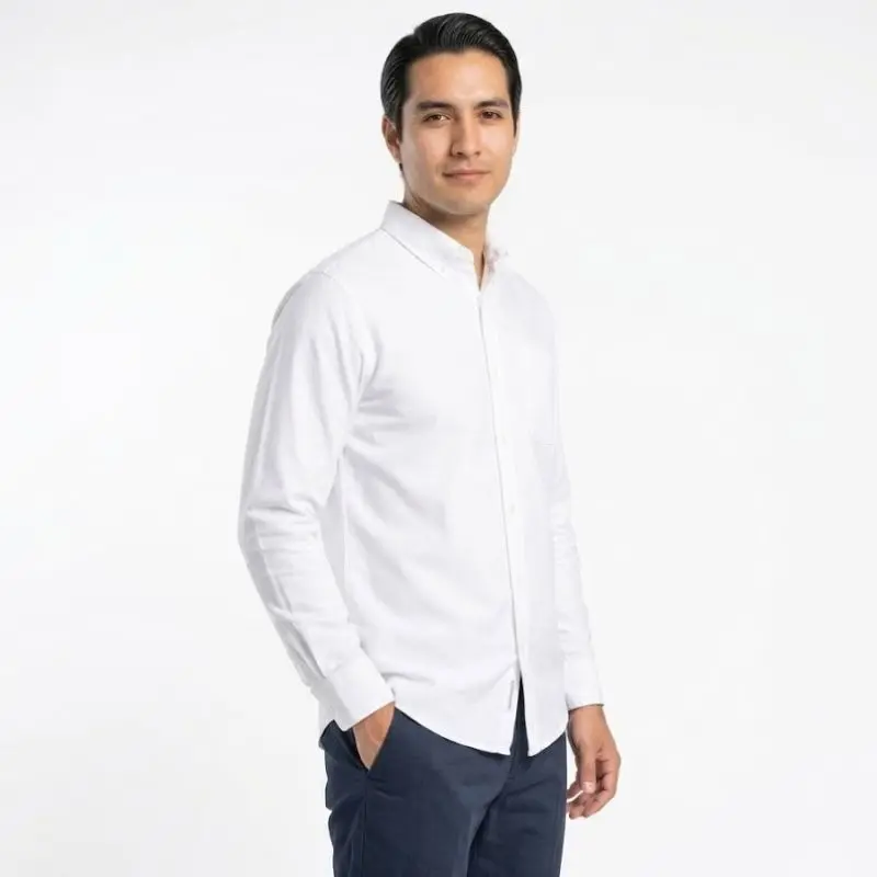 CAMISA UNILINE OXFORD MANGA LARGA