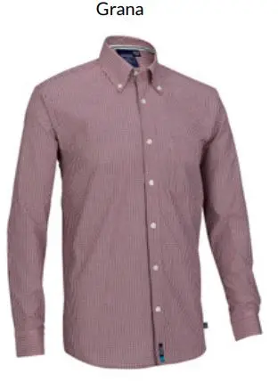 CAMISA EKKO GRANA CABALLERO