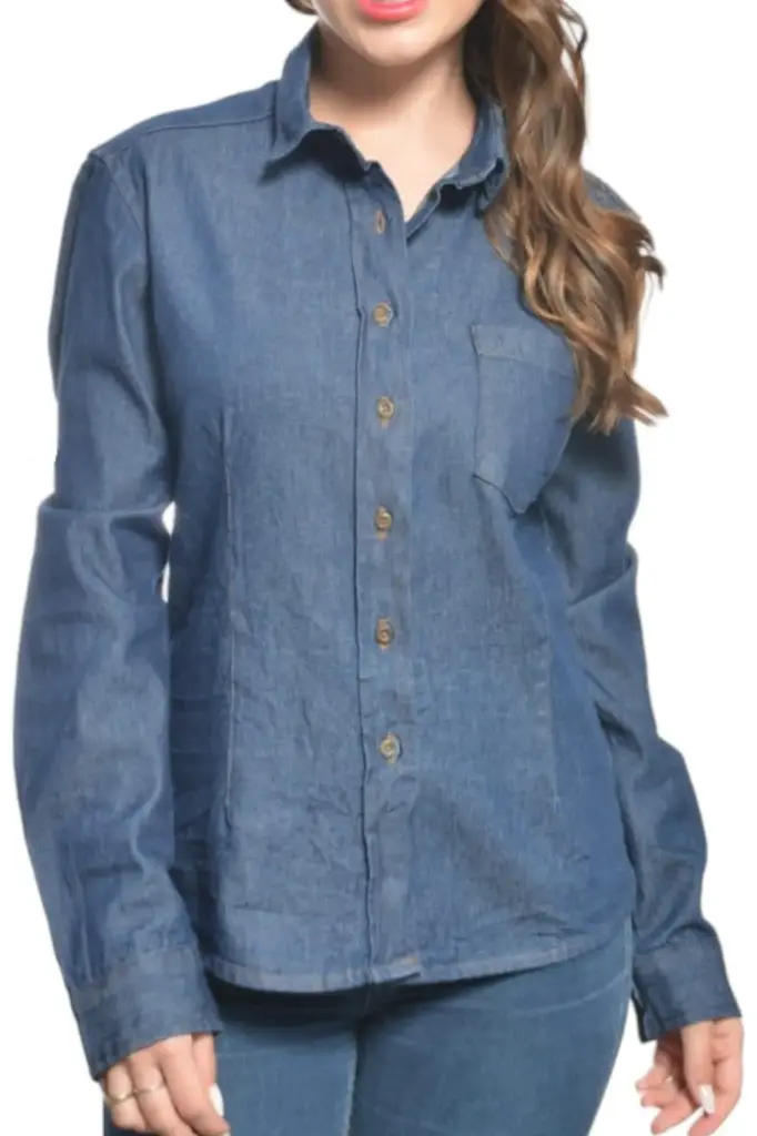 BLUSA PREZENZA MEZCLILLA