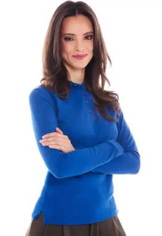 POLO 600DL Cardado Manga Larga para Dama