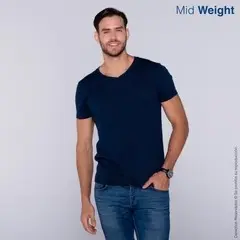 [C0306 ] C0306 PLAYERA CUELLO V MANGA CORTA PARA CABALLERO