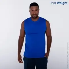 C0310 Playera Peso Completo Cuello Redondo sin Mangas para Caballero