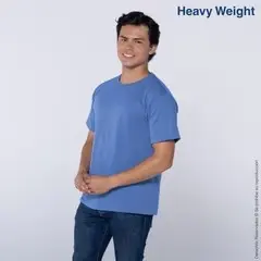 J0300 Playera Peso Completo Cuello Redondo Manga Corta Unisex para Jóvenes