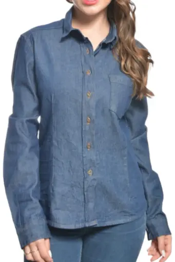 BLUSA PREZENZA MEZCLILLA