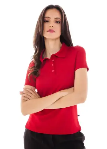 [ 901D ] POLO 901D POLIÉSTER PIQUÉ ELASTANO MANGA CORTA PARA DAMA