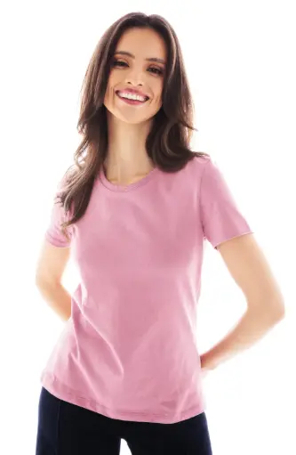[410D ] 410D PLAYERYTEES PLAYERA CUELLO REDONDO MANGA CORTA PARA DAMA