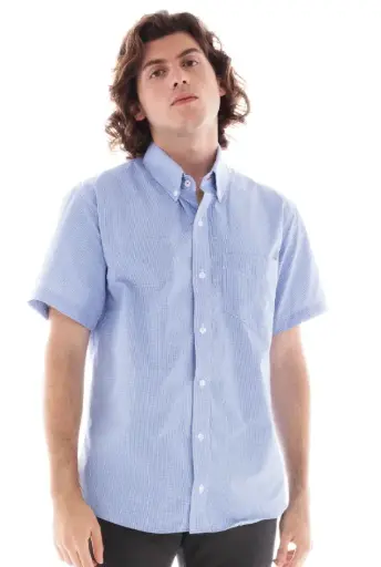 [6002C ] 6002C PLAYERYTEES CAMISA CUADROS Y RAYAS MANGA CORTA PARA CABALLERO