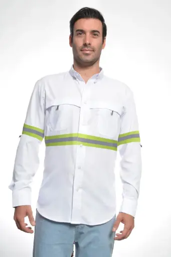 CAMISA PREZENZA PESCADORA CON REFLEJANTE CABALLERO