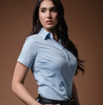 BLUSA BIBO MÁLAGA MANGA CORTA DAMA 