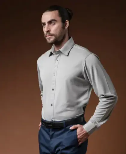 CAMISA BIBO MODELO TREK MANGA LARGA CABALLERO