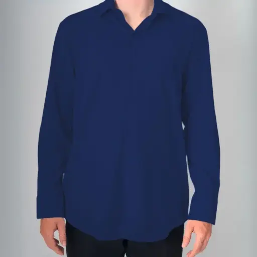 CAMISA AIRMAN ZULU CABALLERO MANGA LARGA MARINO