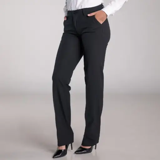 PANTALON AIRMAN VESTIR DAMA NEGRO