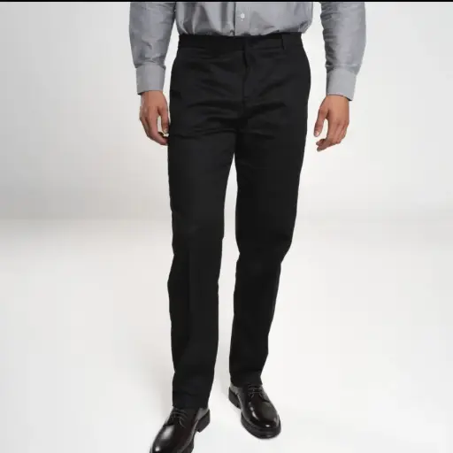 PANTALON AIRMAN GABARDINA STRECH CONFORT MODERN FIT CABALLERO NEGRO