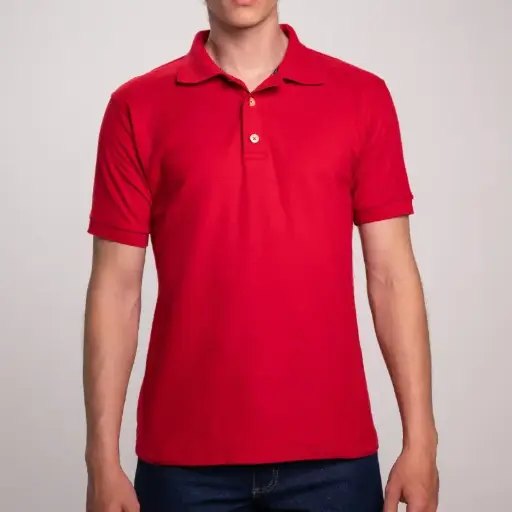 POLO AIRMAN FORCEONE CABALLERO MANGA CORTA ROJO