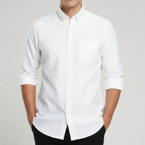 [CAUGABCL] CAMISA UNILINE GABARDINA MANGA LARGA